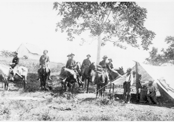 Signal Corps Telephone Tent - Cuba 1898